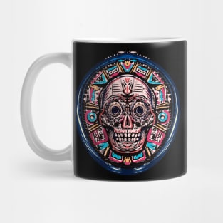 Aztec Skull Mug